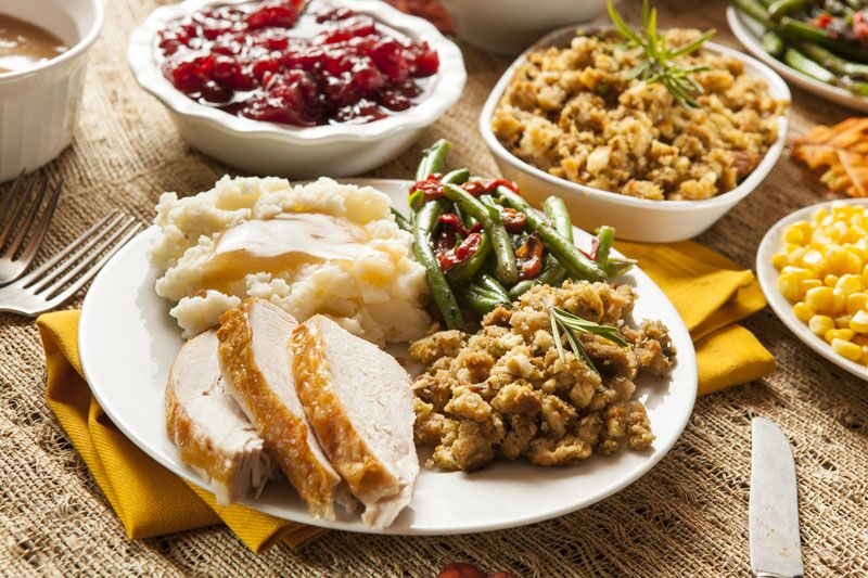Thanksgiving plate